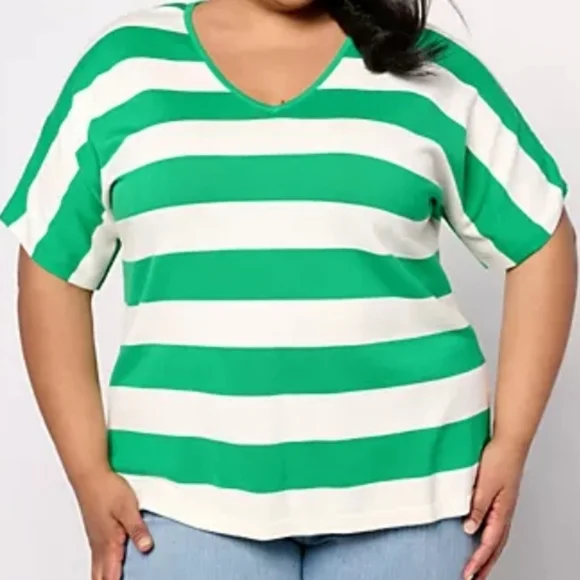 ! Feelin Yachty Waffle Knit Sweater by Belle 3x - Picture 2 of 7